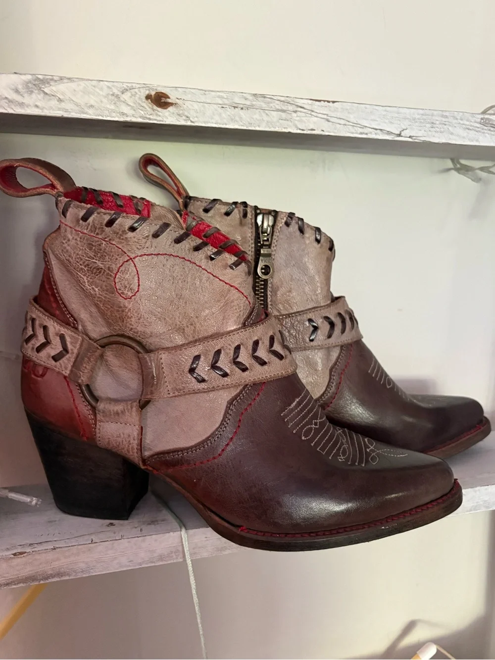 Bed Stu Tania Ankle Boots in Starry Night Rustic Size 7.5